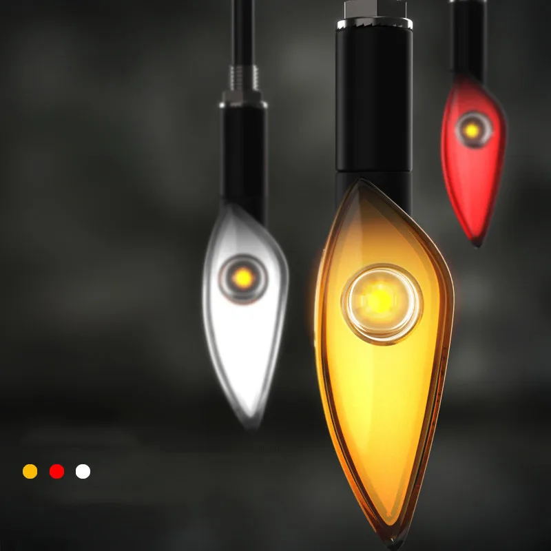 Ярсветильник световой индикатор для гоночного мотоцикла, мигающий поворотник для питбайка, светодиод для мотоцикла