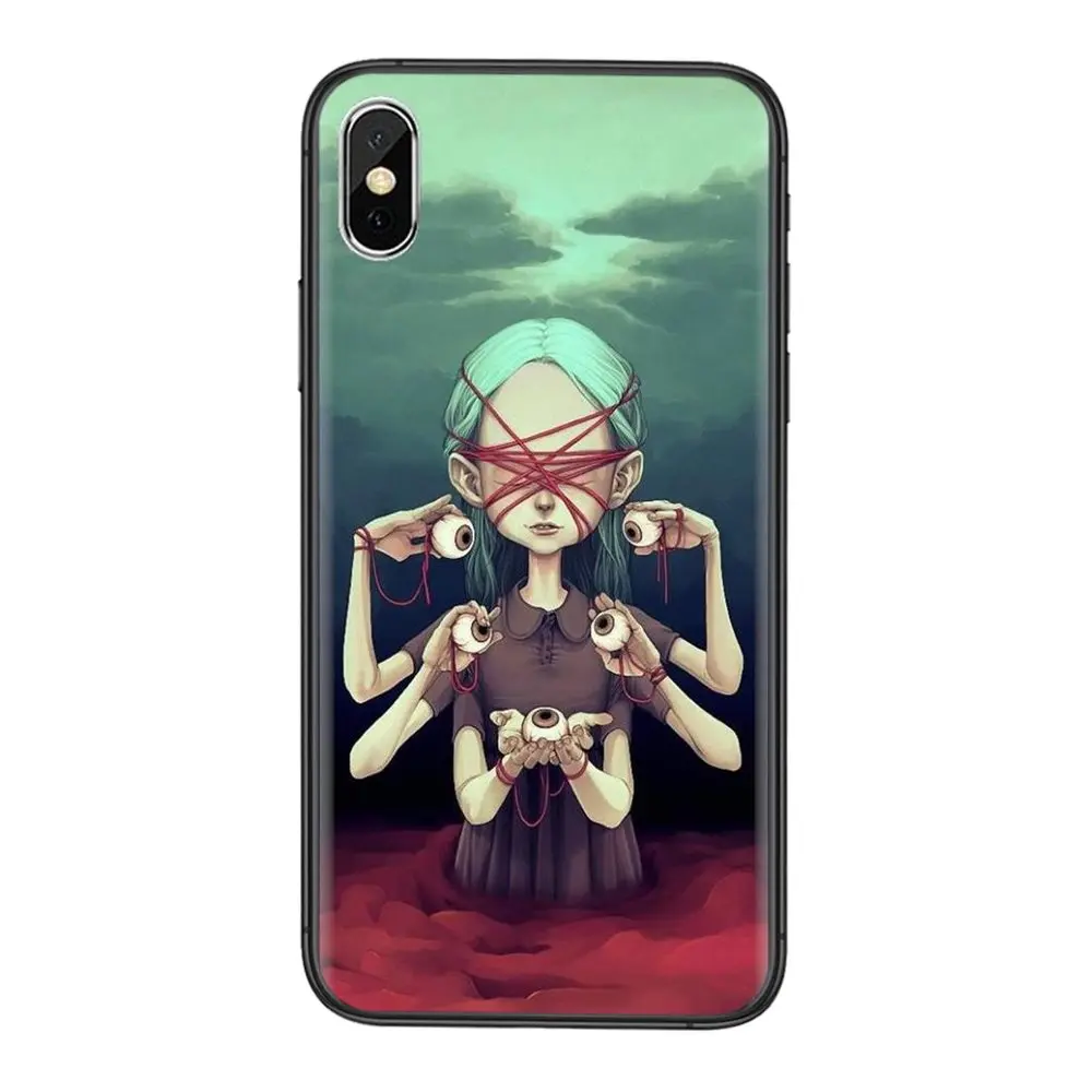 Kids For Galaxy S30 S21 S20 Fe S10 S10E S9 S8 S7 S6 Edge Lite Plus Ultra Drawing Surreal Colorful Psychelic TPU Phone | Мобильные