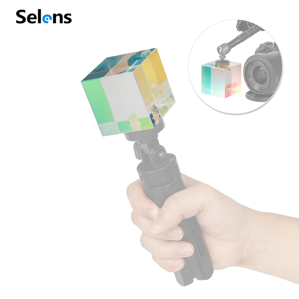 Selens Хрустальная Призма витражное стекло DIY аксессуары для фотостудии