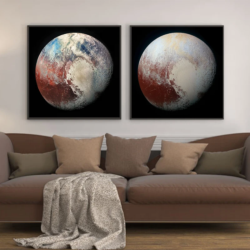 GoldLife Planets настенное искусство ясное фото плюна холст живопись плакаты на