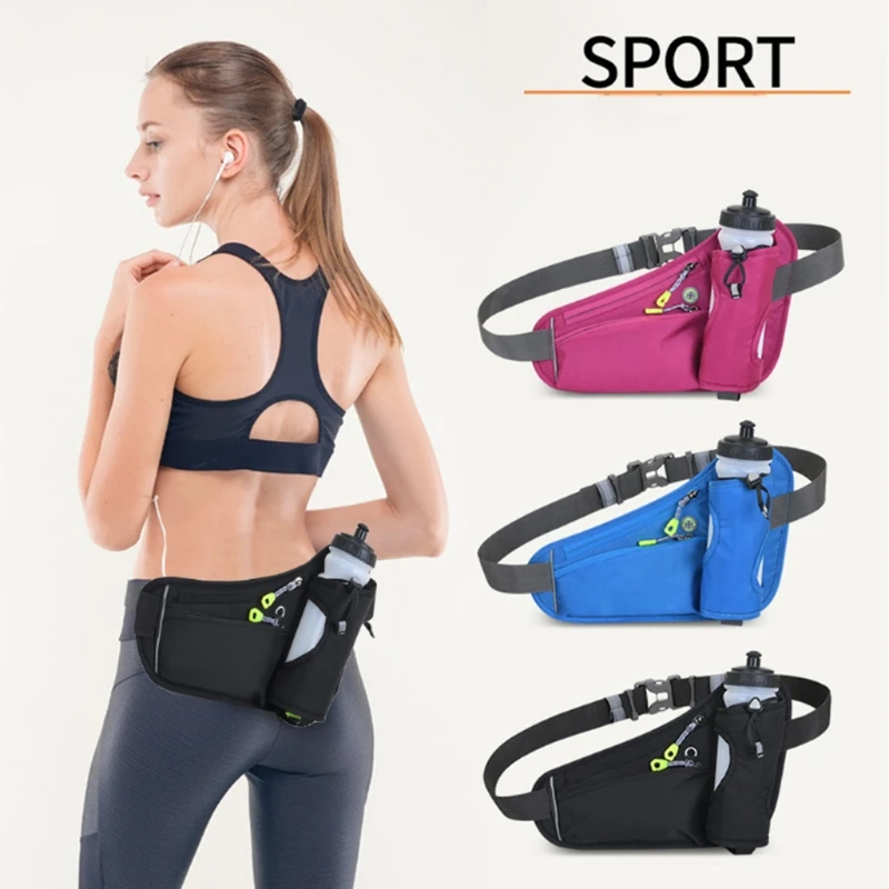 

Поясная Сумка для бега с держателем для бутылки с водой
