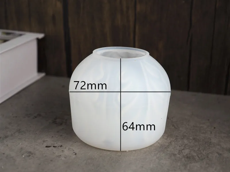 Силиконовая форма для хранения свечей безделушка с большими цветами