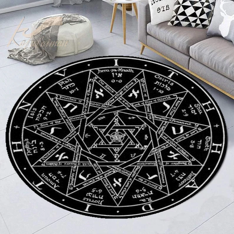 Скандинавский древний скандинавский щит викингов и Рун черные коврики с