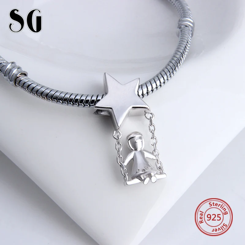 Подвеска для браслета серебряная подвеска|beads fit|original pandorababy beads |