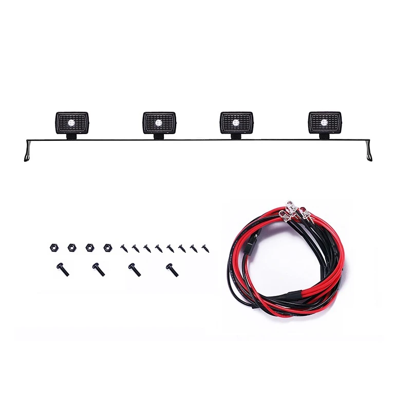 

LED Light Strip Body Shell Roof Lamp Light Bar for 1/10 RC Crawler Car TRAXXAS TRX4 Axial SCX10 SCX10 III Upgrade Parts