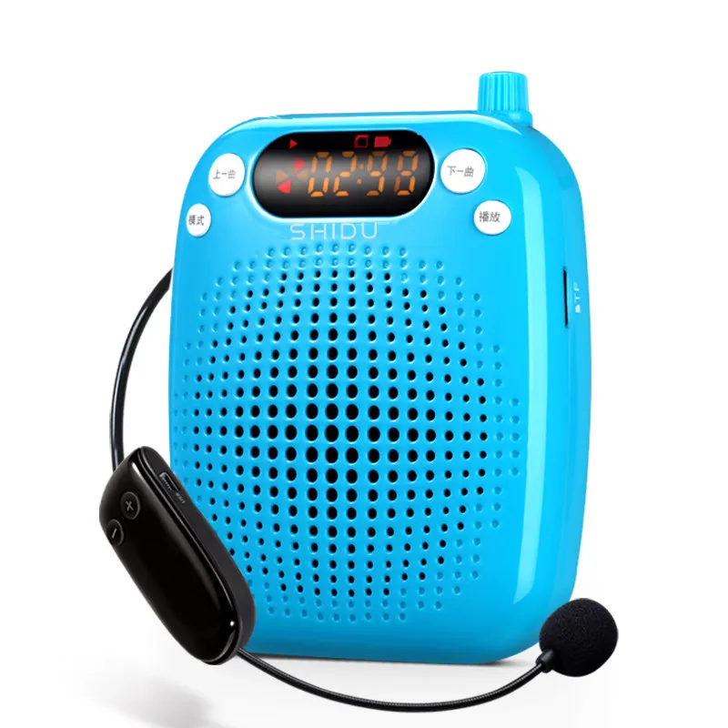 Портативный громкоговоритель SHIDU беспроводной микрофон голосовой усилитель для