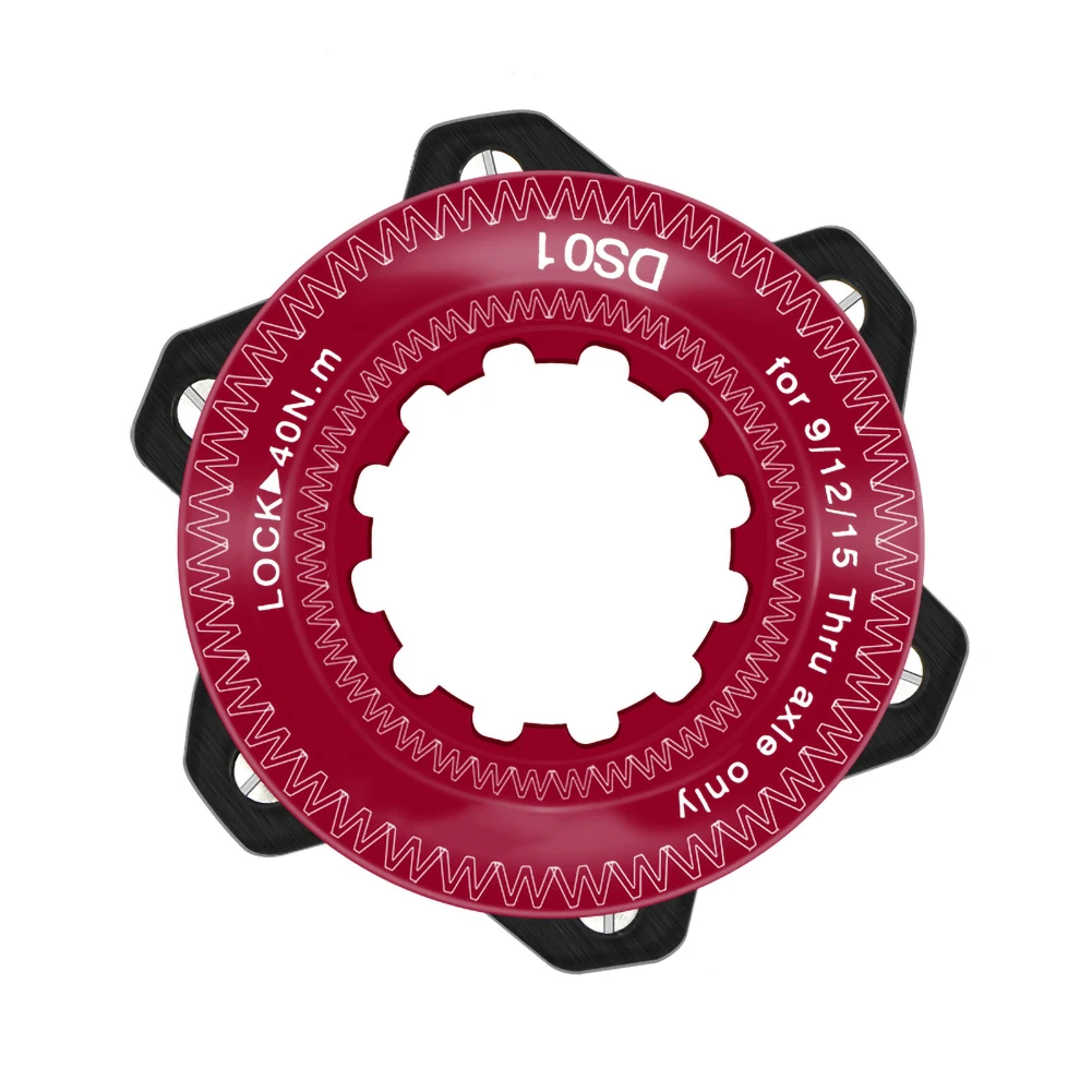 

New Bicycle Center Lock Turn 6 Hole Adapter Mountain Bike Hub Center Lock Conversion 6 Bolt Disc Brake Rotor RidingAccessories