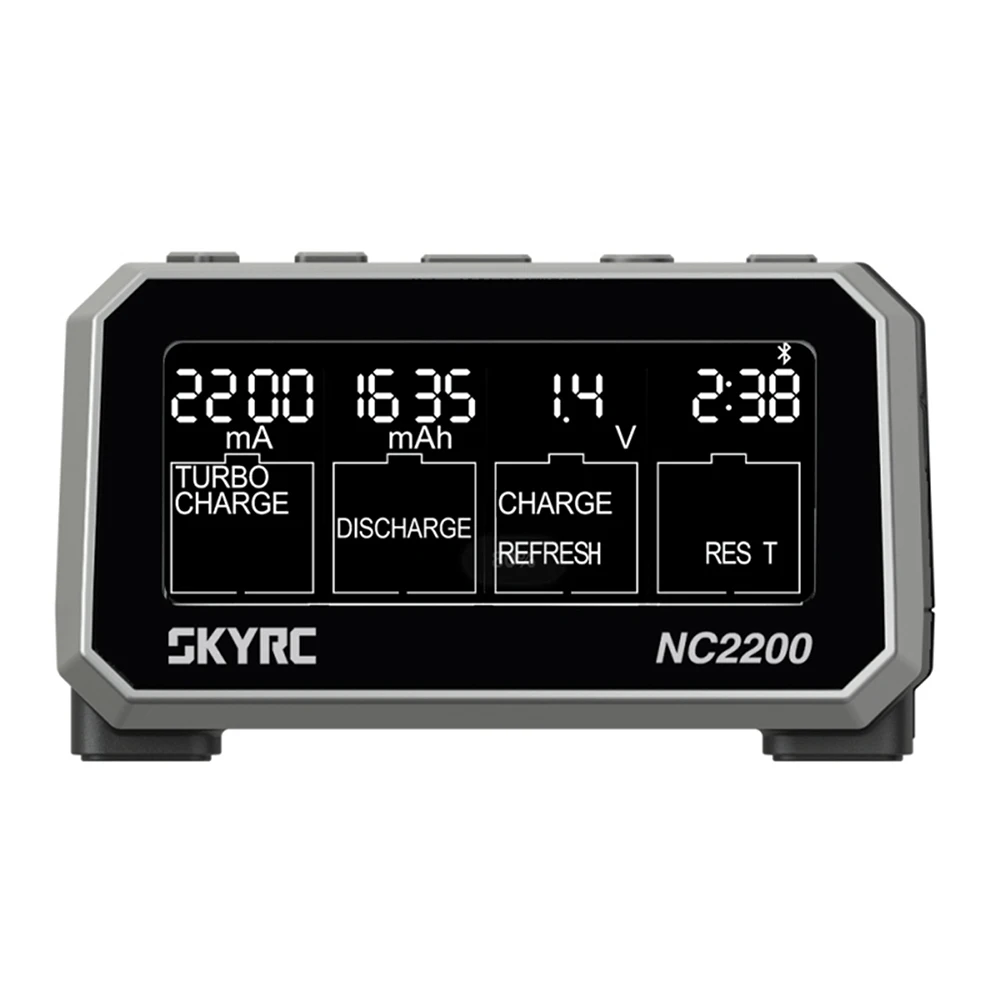 RC Charge New SKYRC NC2200 12V/2.0A 4 Slots AA AAA Battery Charger & Analyzer NiMH/NiCD Batteries Charger Discharge Turbo enlarge