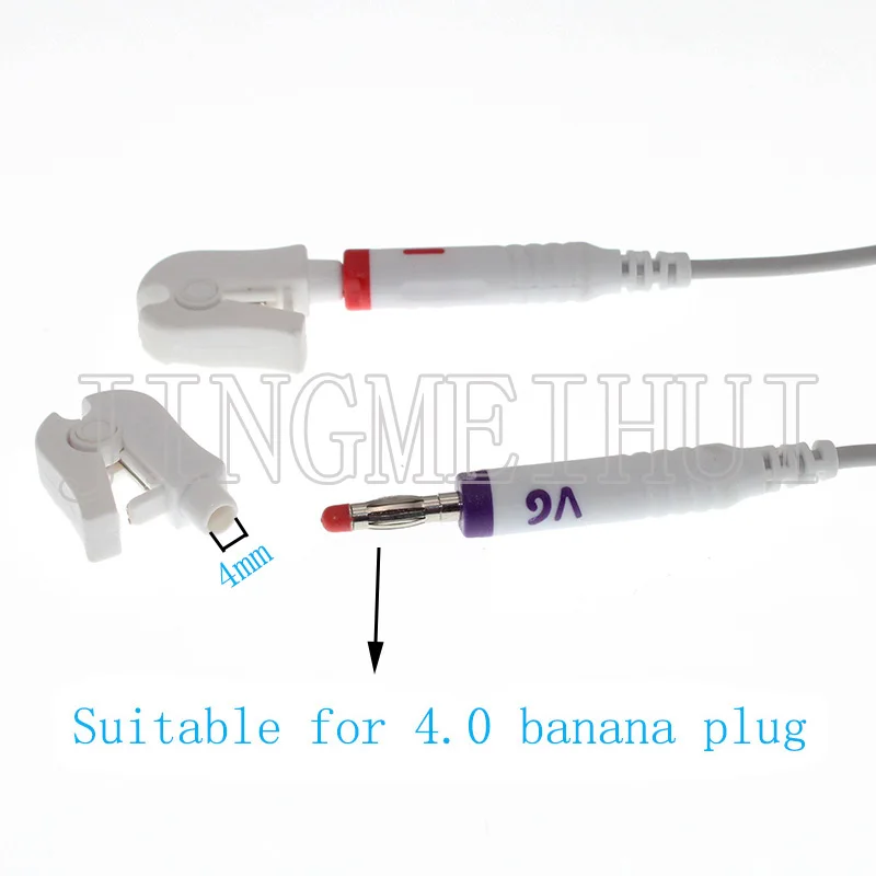 10 шт. 3 0/4 0 ЭКГ EKG EMG EEG электрод зажим соединитель для Mindray/Nihon Kohden/Comen/Siemens/Bionet/GE/Edan