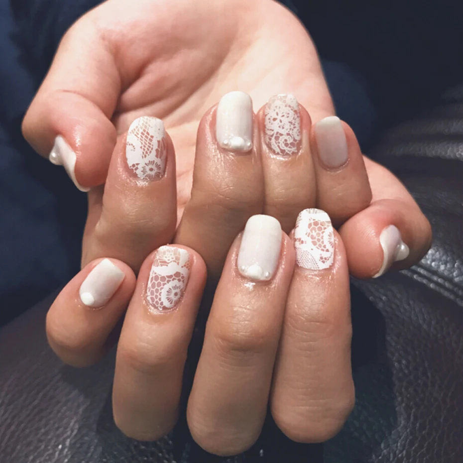 1 шт. пластина для стемпинга нейл арта шаблон кружева Цветочная линия изображения