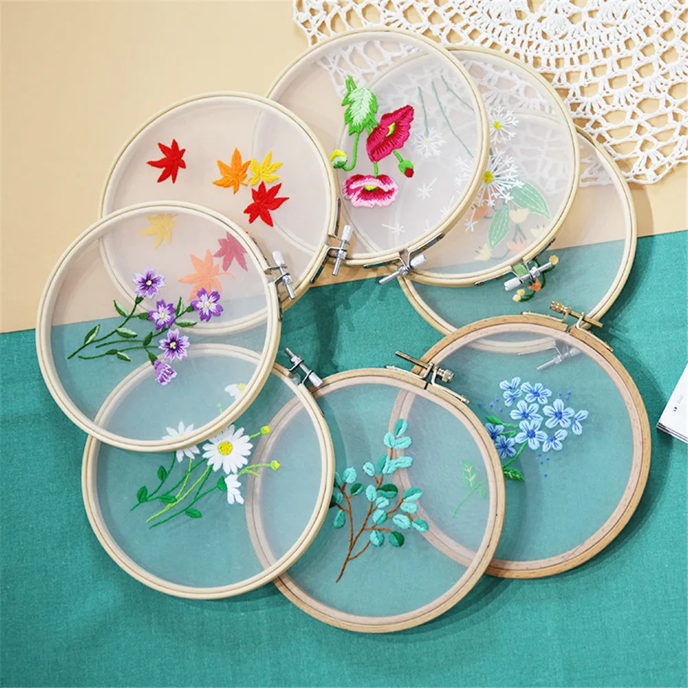 

Starter Embroidery Kit Diy Cross Stitch Kit Embroidery Hoop Handwork Sewing Craft Set Needlework Painting Home Decor Lovely Gift