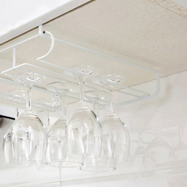 Железное красное вино стеклянная рамка с перевернутой головой Подвесная