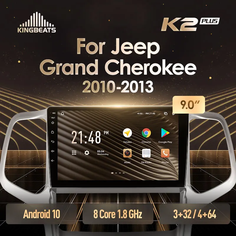 KingBeats штатное головное устройство For Jeep Grand Cherokee WK2 2010 2013 GPS автомагнитола на