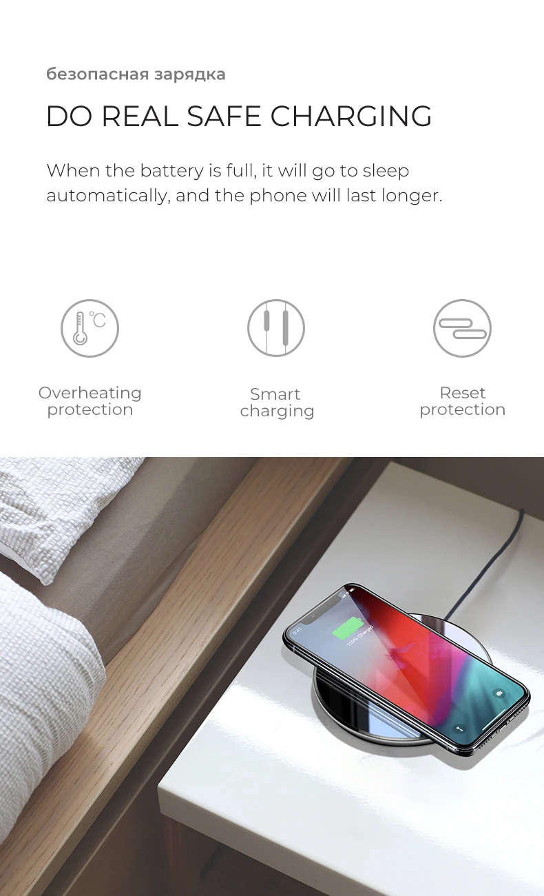IONCT QI Беспроводное зарядное устройство для iPhone X XR 8 7 Plus XS Max зарядная док-станция для samsung S8 S9 для huawei Xiaomi зарядная площадка для телефона