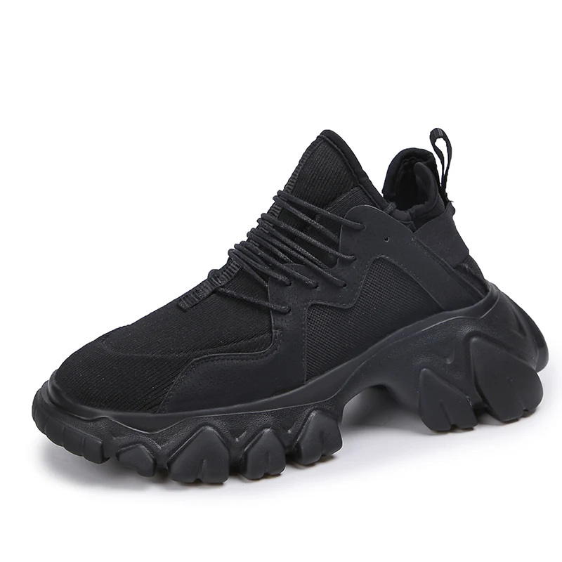 

New Autumn Spring High Platform Women Shoes Women Thick Sole Shoes Wedge Sneakers Waterproof Breathable Casual Shoes Y983