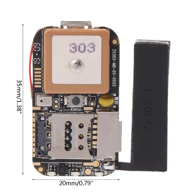 Мини GPS трекер ZX303 PCBA с поддержкой GSM Wi Fi LBS локатор функция SOS тревога отслеживание