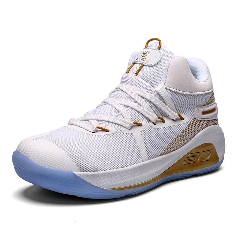 

Men Professional High-top Basketball Shoes Men's Cushioning Light Basketball Sneakers Anti-skid Breathable Outdoor Sports Shoes