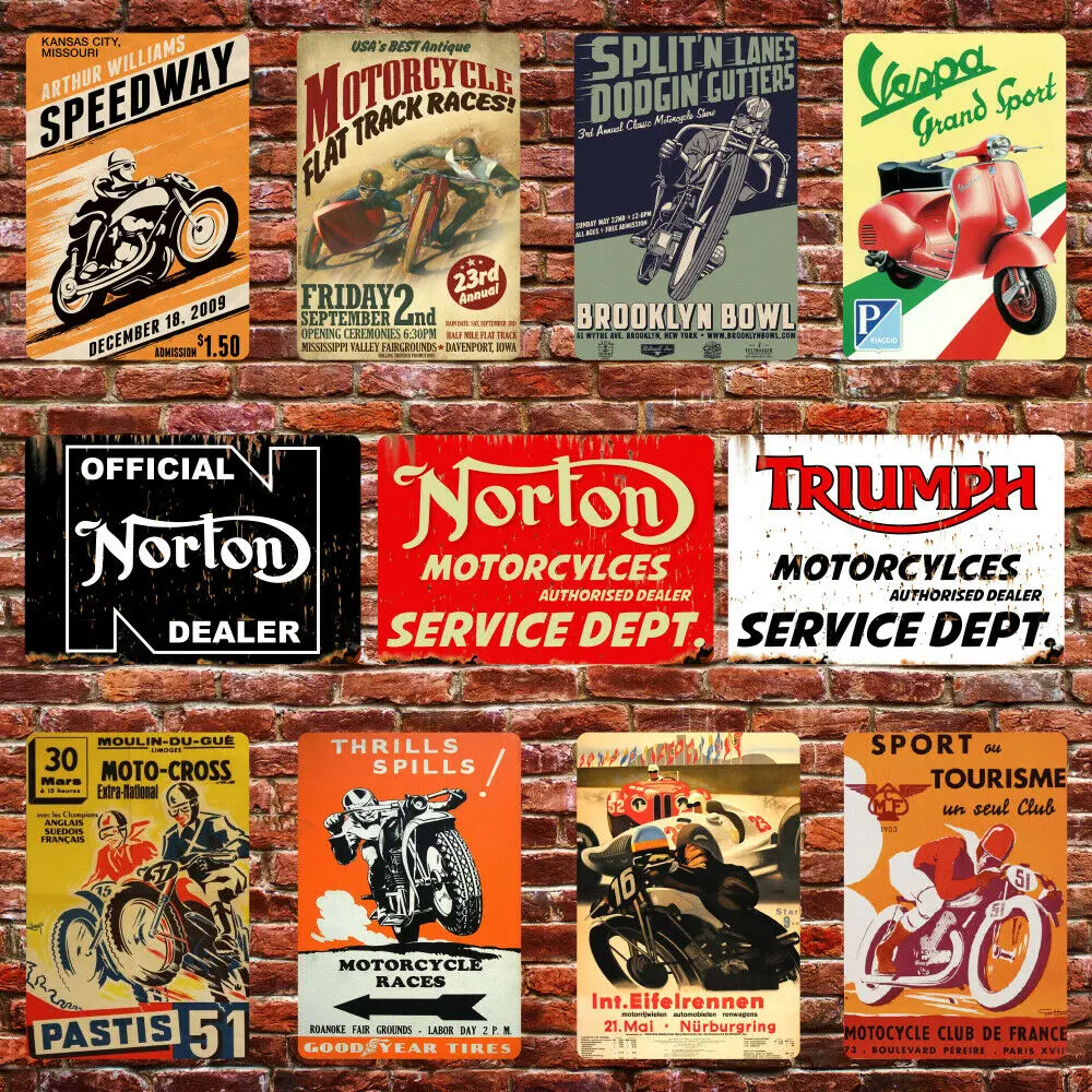 Оловянная металлическая табличка Настенный декор плакат Гараж сарай Бар Паб