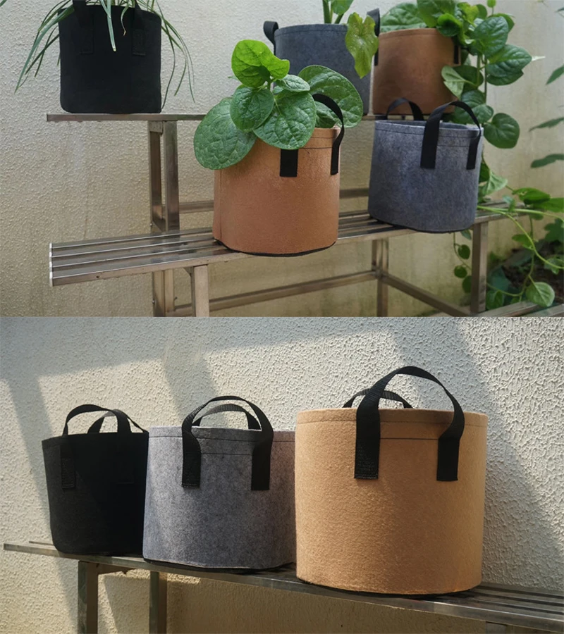 Новые садовые мешки для посадки садовый горшок из нетканого материала роста