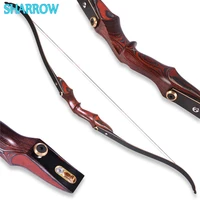 58 recurve bow 20lbs 50lbs wooden bow riser takedown archery bow and arrow for outdoor shooting training hunting accessories