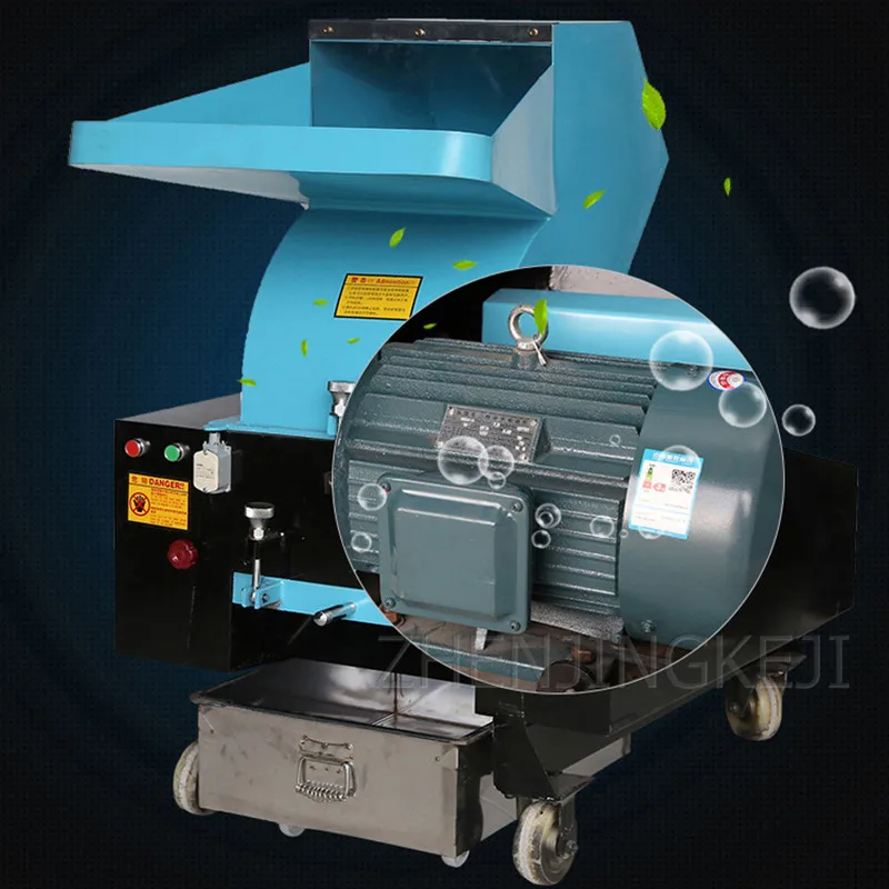 

Grinder Mineral Water Bottles Granules Grinder Large Industry Shred Crusher Low Noise Strong Plastic Regeneration Rubber 2.2KW