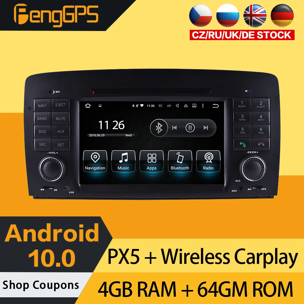 Мультимедийный dvd плеер для Mercedes Benz R W251 2006 2012 Android Радио сенсорный GPS навигация