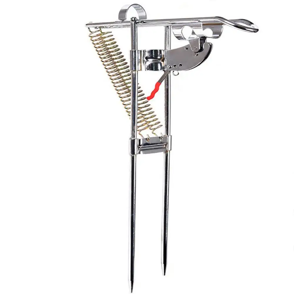 Держатель для удочки автоматический двойной пружинный угол рыболовная удочка