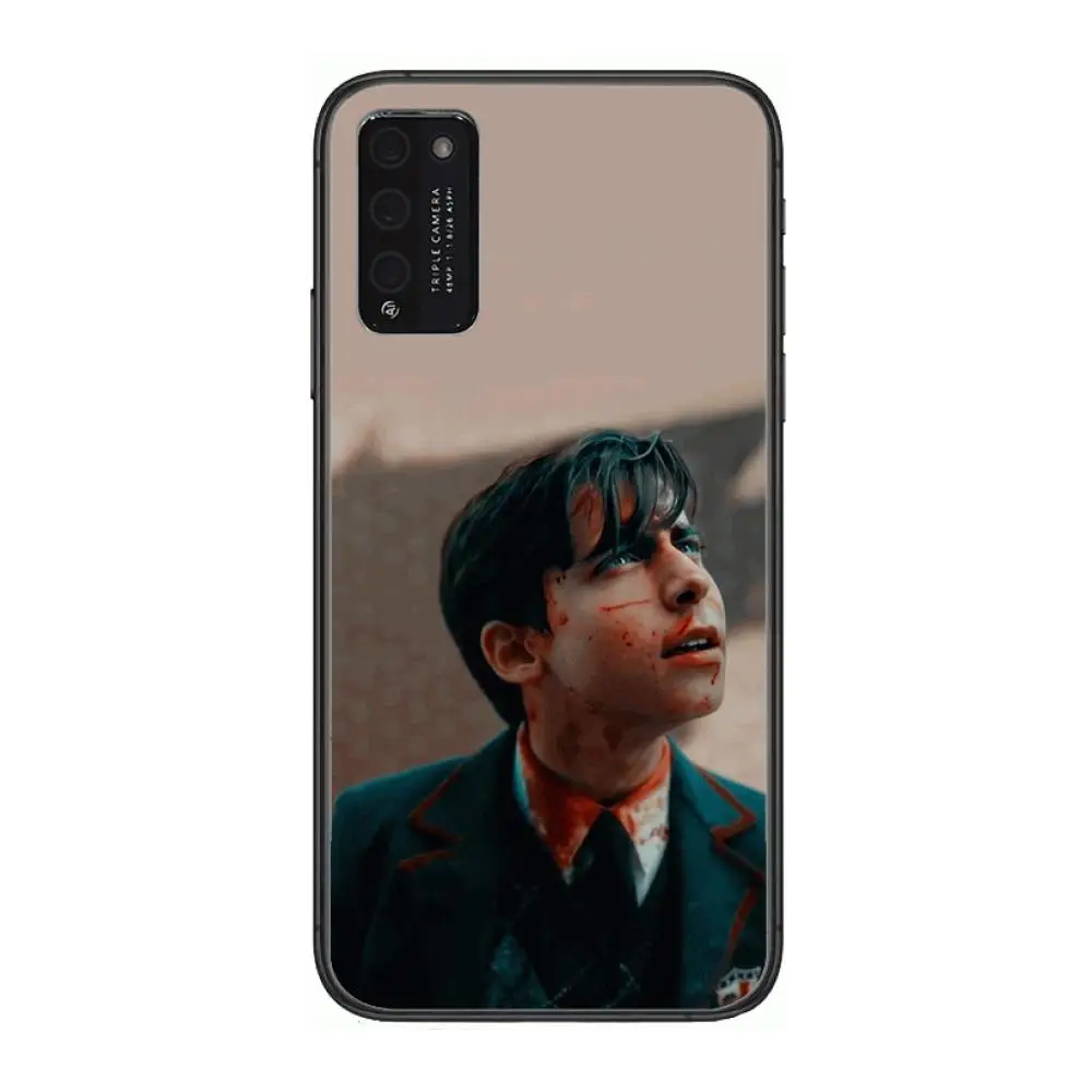 

Aidan Gallagher Five Clear Phone Case For Huawei Honor 10 20 30 9 X Pro Lite V 5G RU Black Etui Coque Hoesjes Comic Fashion