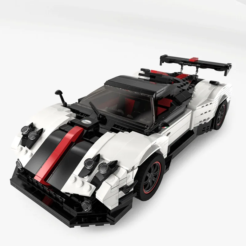 

Famous Super Sports City Block Car Model Buliding Blocks 1/16 Racing Cars Speed Racers DIY Bricks Toys For Children Gifts Pagan