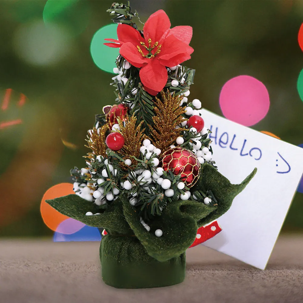 Новогодняя елка искусственный Настольный праздничный мини настольный стол