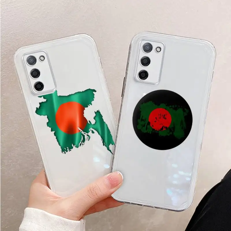 

Bangladesh flag Phone Case Transparent For oppo R17 R15 R11 R9 F11 A32 A39 K7 K5 S X PRO PLUS moible bag