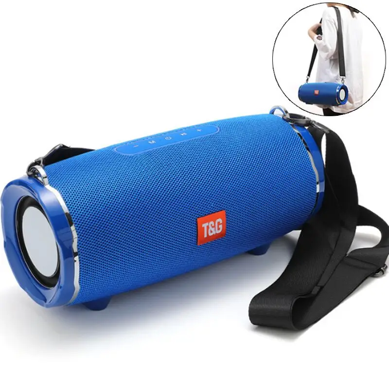 

TG187 High Power 30W Bluetooth Speaker Waterproof Portable Column Soundbar Bass Stereo Subwoofer TG Speakers With FM AUX TF USB