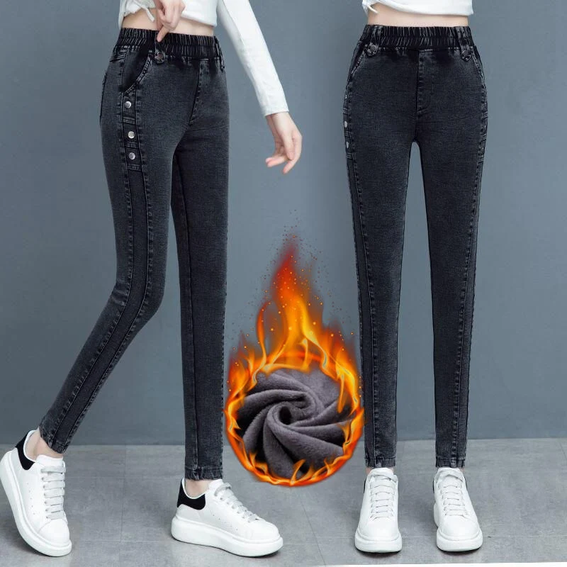 

Women'S Jeans Stretch Low Rise Pants Streetwear Women Plus Size Y2K Clothes Plus Size Pants Spodnie Ocieplane Damskie
