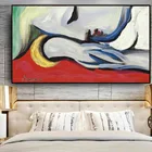 Картина Пикассо, знаменитый абстрактный постер Спящей Красавицы и печать на холсте, Настенная картина, украшение для гостиной