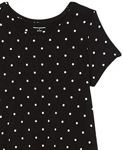 

Women's Plus Size Short-Sleeve Scoopneck Swing Dress