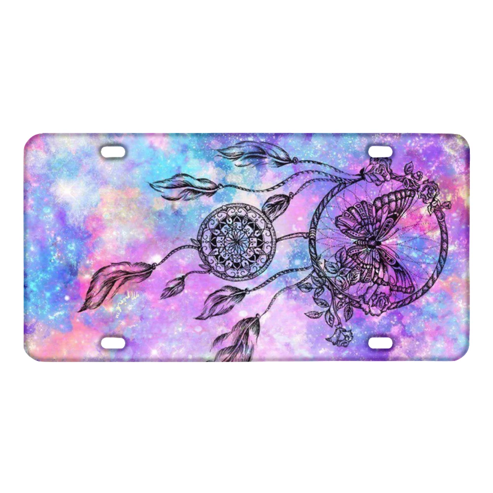 

PinUp Angel Ловец снов, дизайн, декоративные номерные знаки для передней части автомобиля, индивидуальные уличные аксессуары для автомобиля, под...
