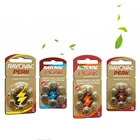 Аккумулятор для слухового аппарата A312, A10, A13, A675, 312, 13 размеров, 10, 675