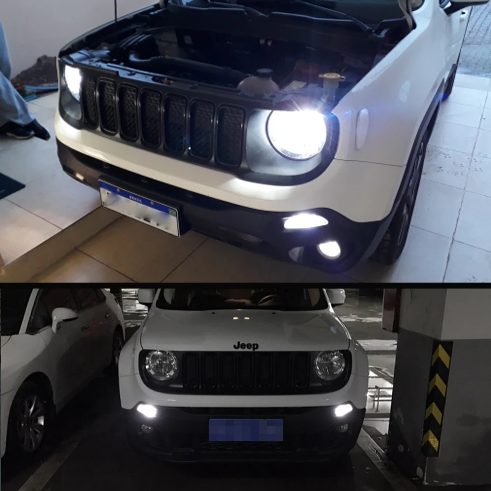 BMTxms 2 шт. Canbus для Jeep Renegade 2015-2018 Автомобильный светодиодный DRL Дневной светильник
