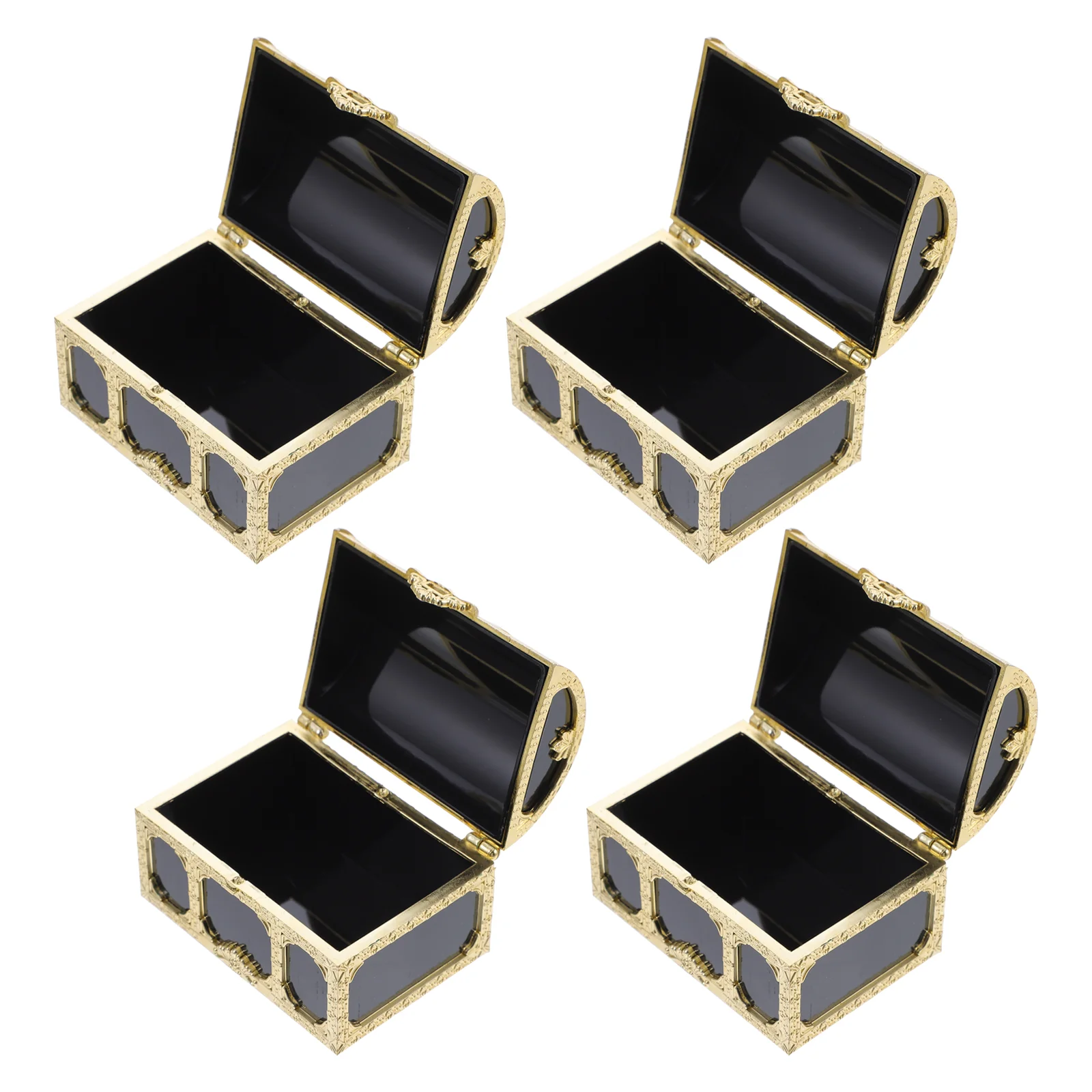 

12pcs Practical Treasure Chest Exquisite Storage Boxes Kids Sugar Boxes
