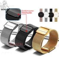 2022mm watch strap for huawei watch gtgt2 46mm milan metal strap stainless bracelet for amazfit bip lite s u pro accessories