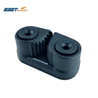 black composite 2 row matic ball bearing cam cleat pilates equipment marine boat fast entry rope wire fairlead sailboat yacht
