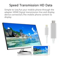 lightning to hdmi adapter tv 1080p hd digital av adapter converter for iphone sharing to tv same screen for lightning hdmi cable