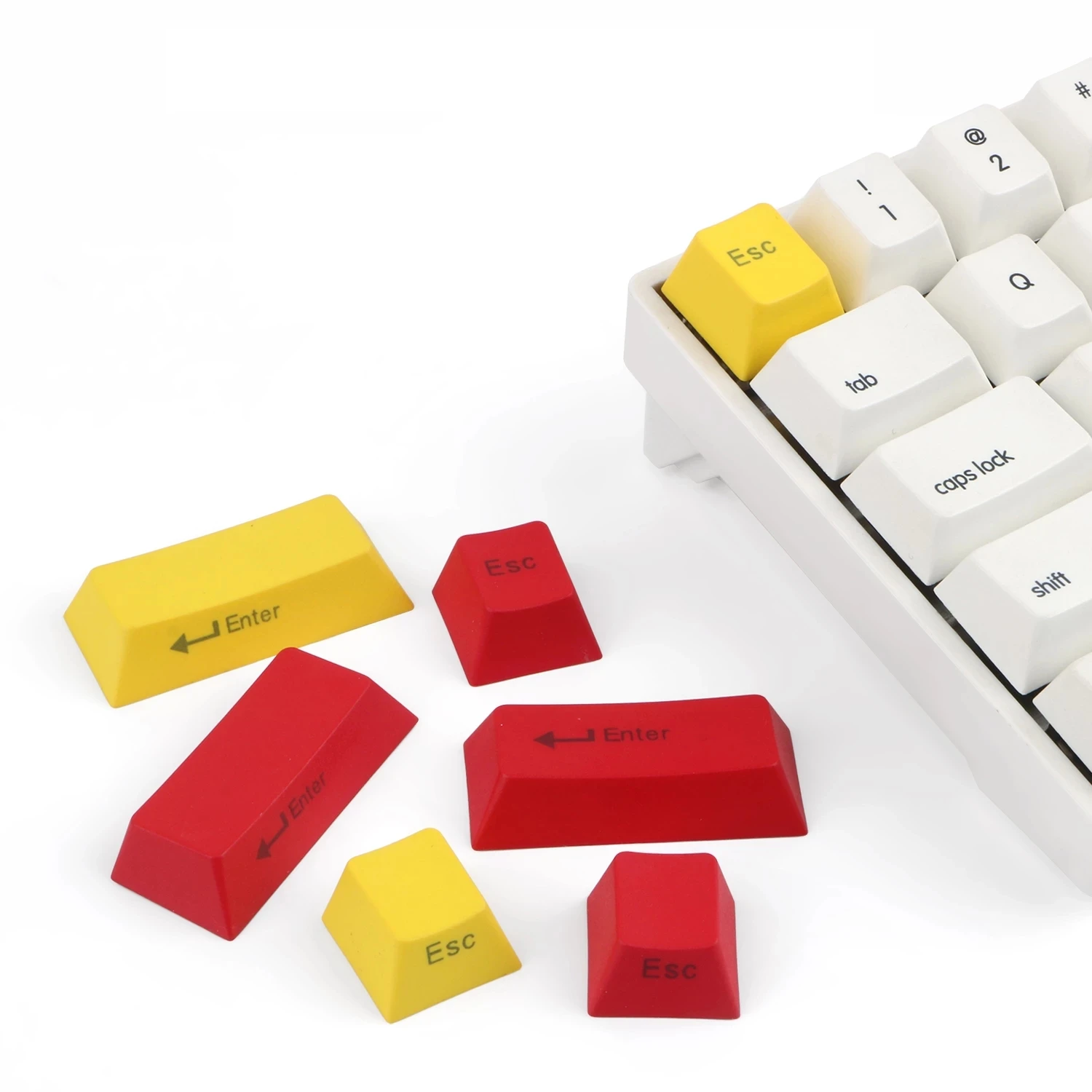 Механические клавиатуры ESC + Enter материал PBT с высотой OEM аксессуары для игрового
