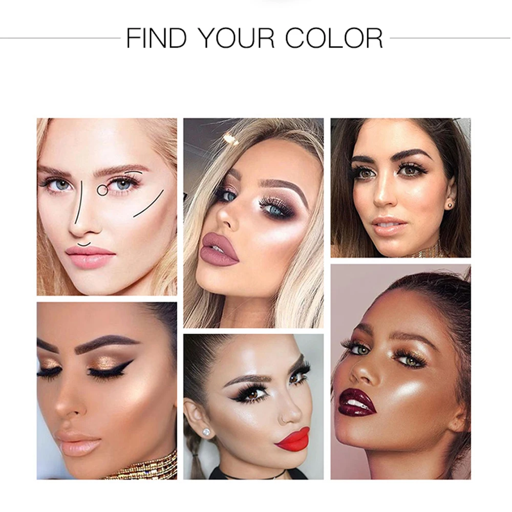 Макияж для лица хайлайтер Shimmer тональный придания яркости контур макияж