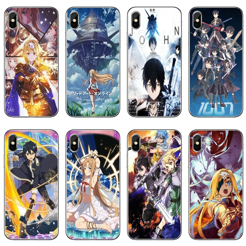 Чехол для телефона Sword Art Online SAO аниме Samsung Galaxy A71 A70 A60 A51 A50 A41 A40 A31 A30 A20E A21S A12 A10 A7 A5 A3 |