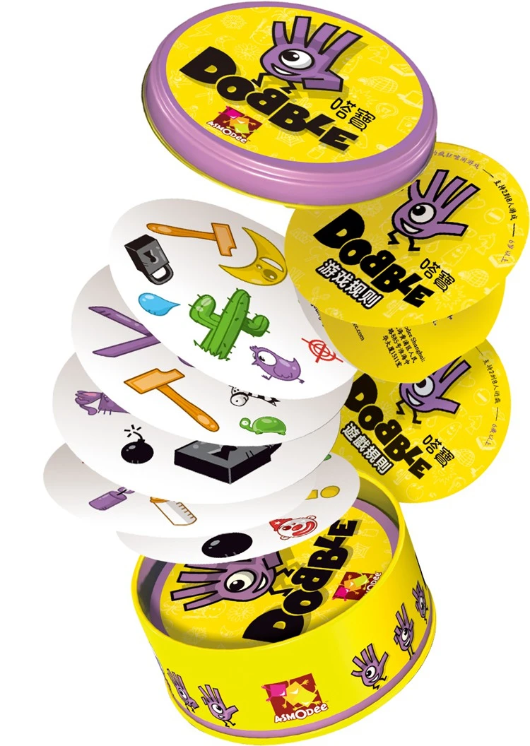 Spot it и dobble карточная игра настольная для Dobbles Детские карты походная