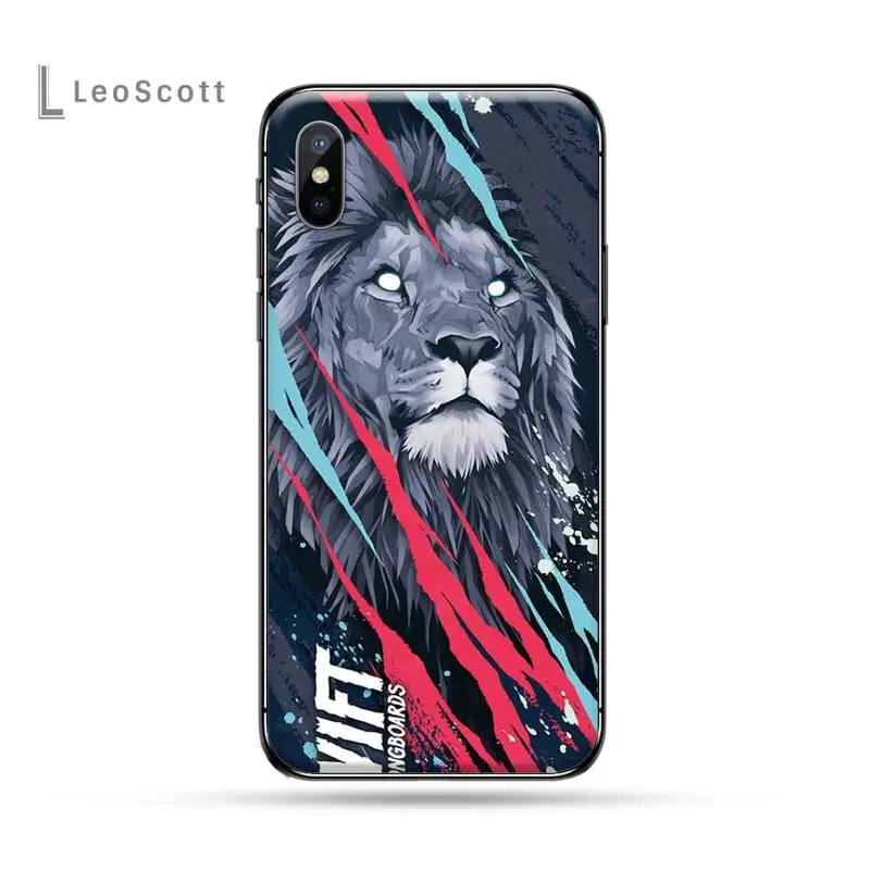 

Tiger Leopard Lion Phone Case for iPhone 11 12 mini pro XS MAX 8 7 6 6S Plus X 5S SE 2020 XR