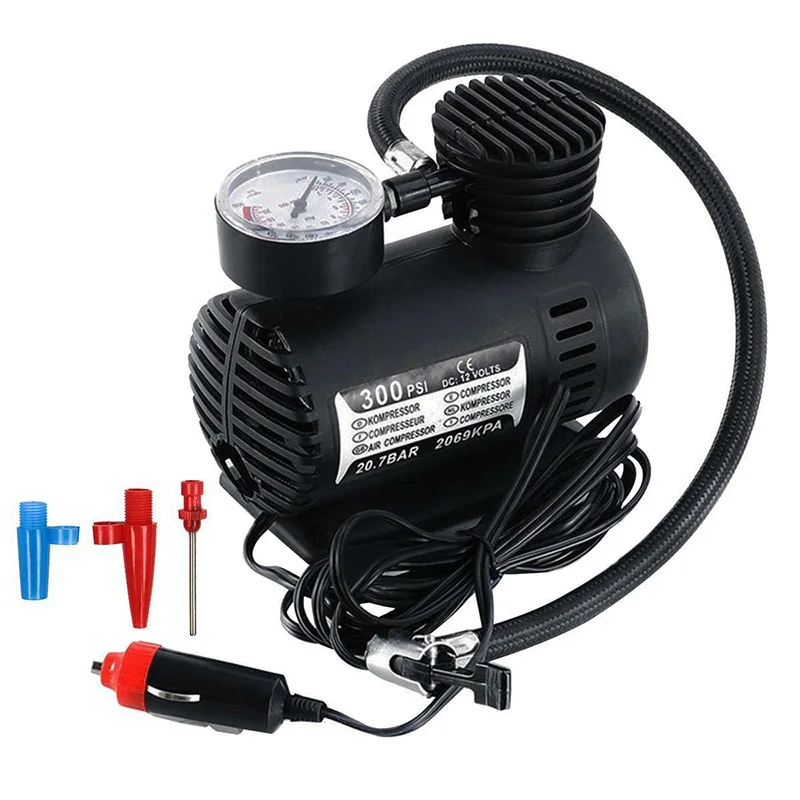 

2020 Wholesale 4pcs 300PSI Min Air Compressor Pump Tyre Inflator For Car Ball Bikes Equipment