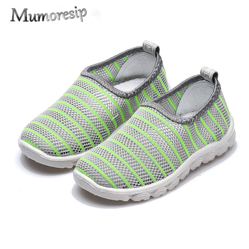 Летняя обувь Mumoresip для маленьких девочек и мальчиков мягкие воздухопроницаемые