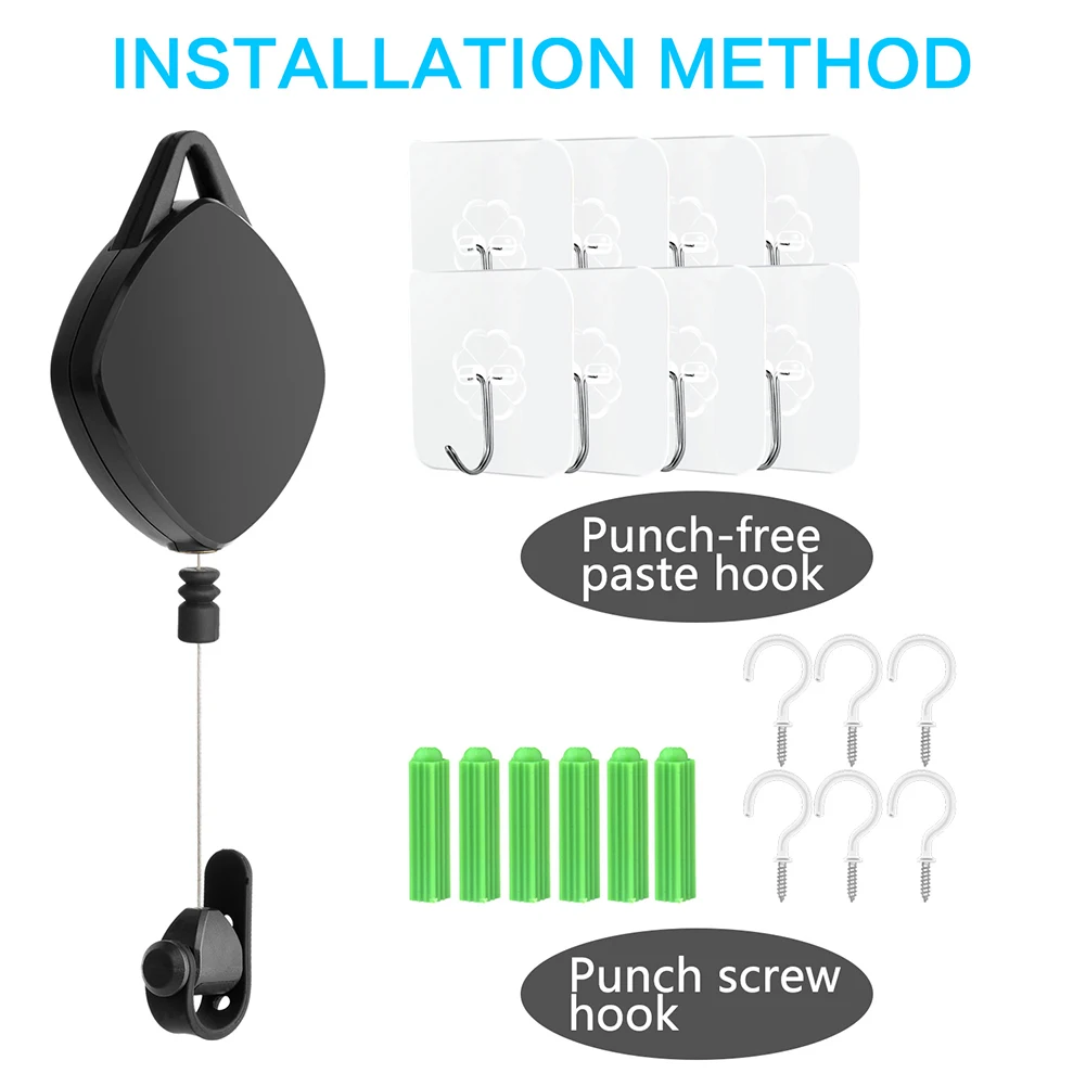 

Oculus Quest 2 Accessories Hook Set VR Cable Management 360 Rotation Ceiling Pulley System